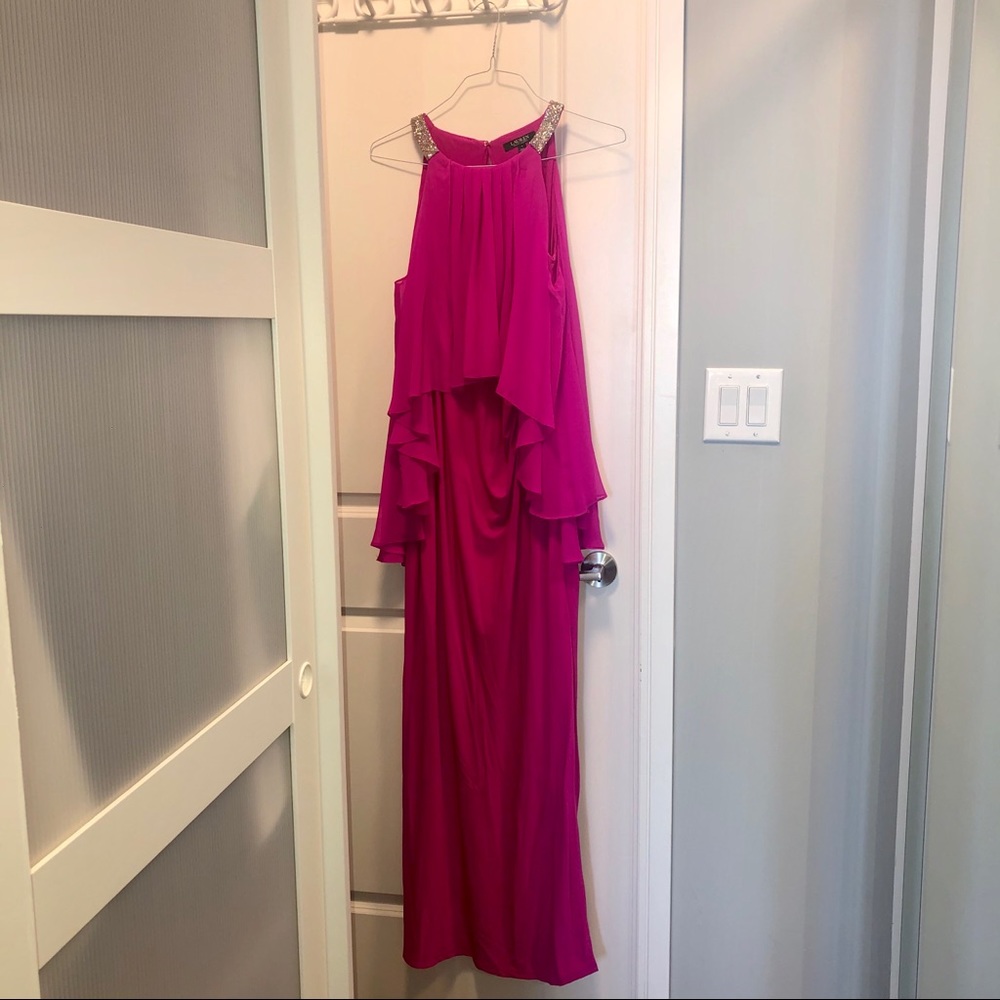 RALPH LAUREN Pink Evening Dress